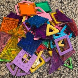 Colorful Magnetic Building 89 Tiles